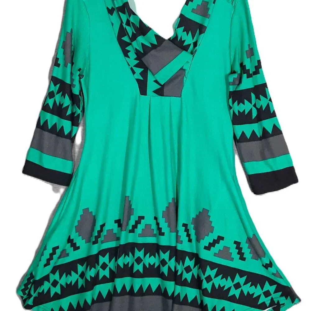 Reborn Woman's Dress Size XL, Long Sleeve Dress, Fall/Winter Dress, Knee Length - Picture 2 of 9